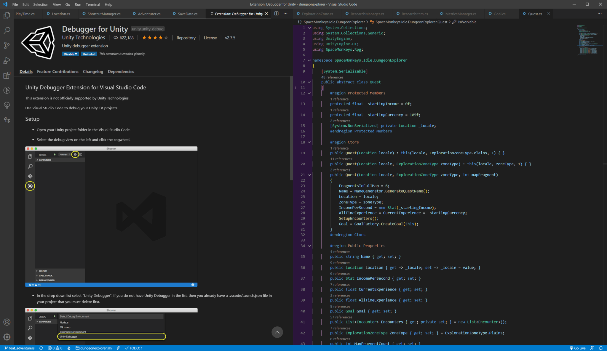 15 Great VS Code Extensions for Unity Developers – WeirdBeard's Blog